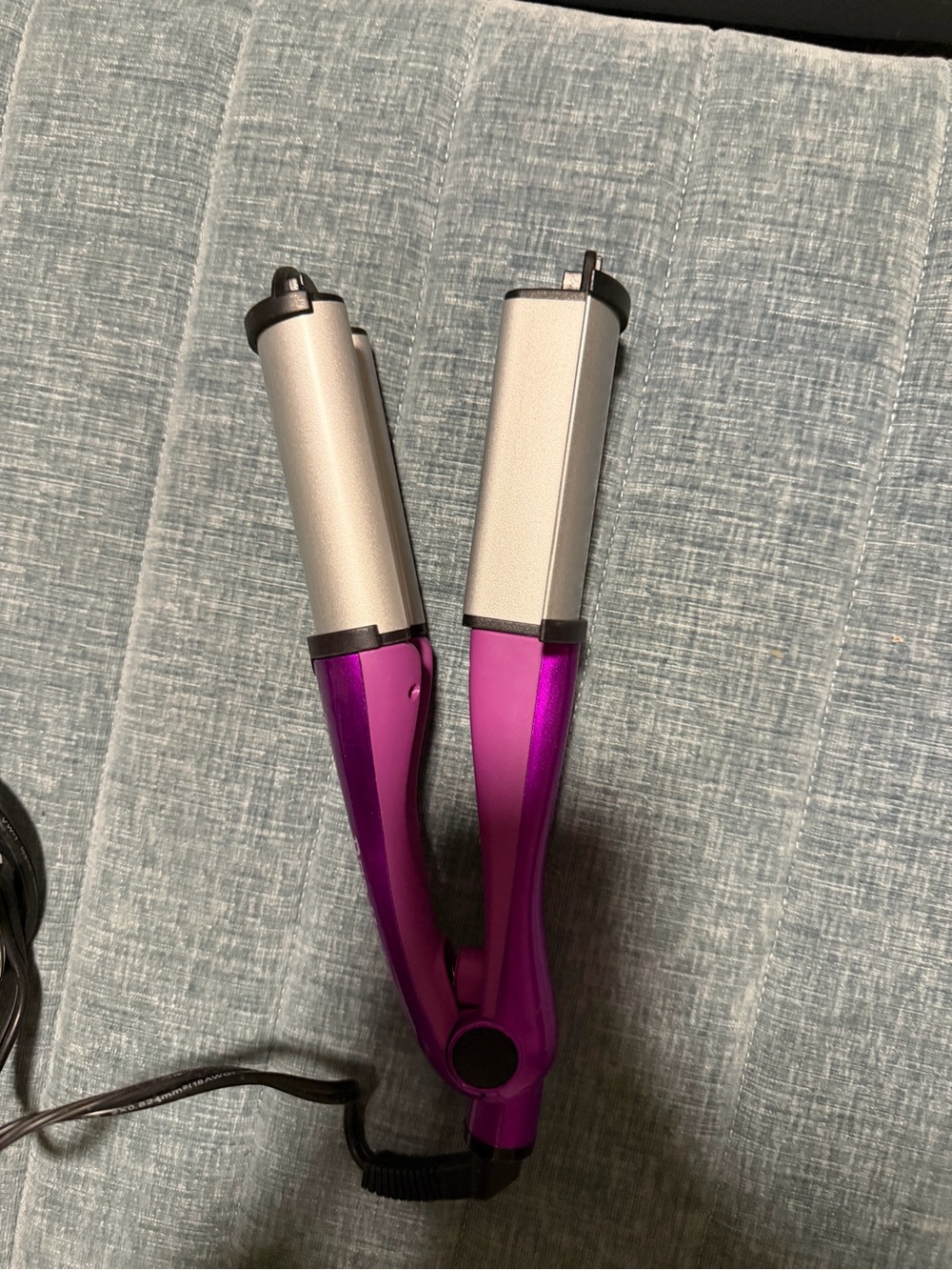 BedHead Purple and Silver Mini Hair Crimper